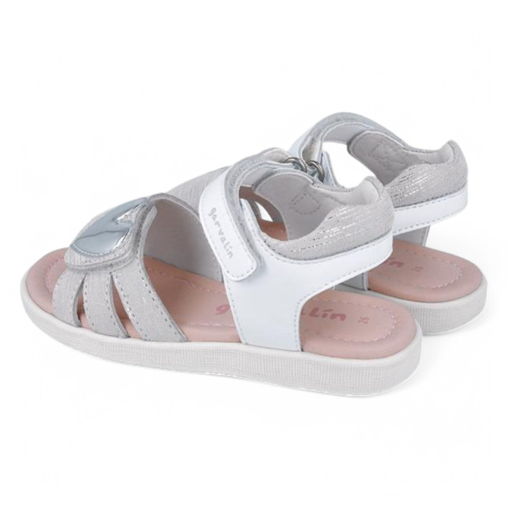 SANDALIAS GARVALIN DE NIñA BLANCO 252424B - Querol online