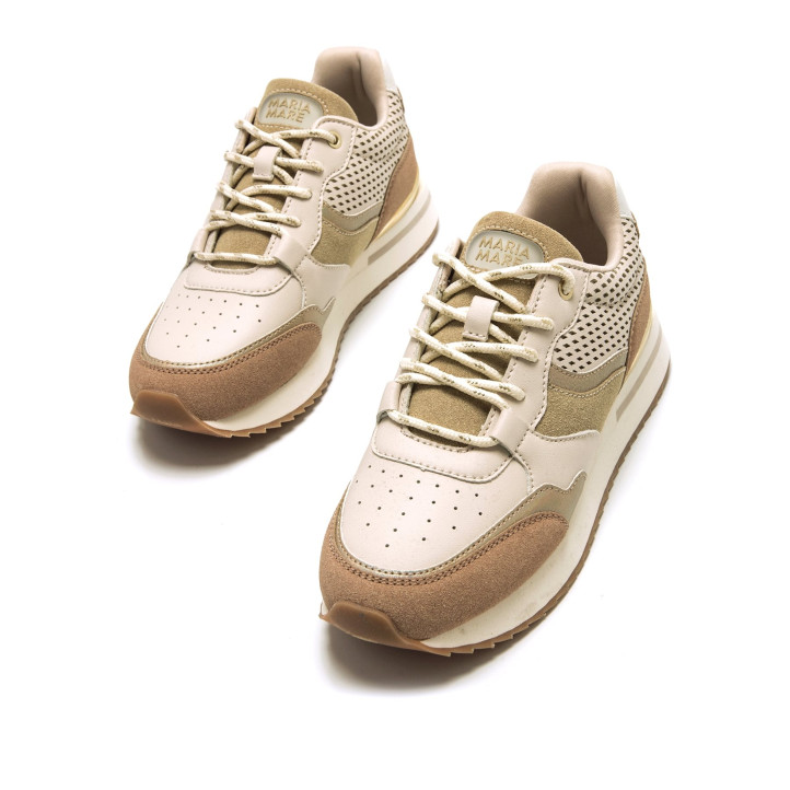 DEPORTIVAS DE MUJER MARIAMARE NARITA BEIGE 68517 60458 - Querol online