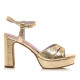 SANDALIAS DE MUJER MARIAMARE ROSETA ORO 68532 60469 - Querol online