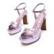 SANDALIAS DE MUJER MARIAMARE ROSETA MORADO 68532 60470 - Querol online