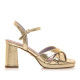 SANDALIAS DE MUJER MARIAMARE CEFALU ORO 68647 60522 - Querol online