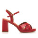 SANDALIAS DE MUJER MARIAMARE CEFALU ROJO 68647 60520 - Querol online