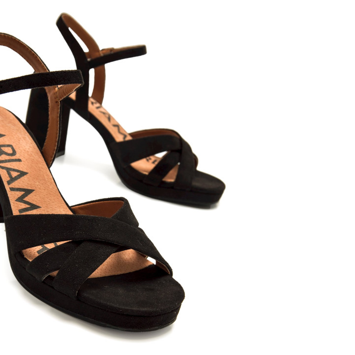 SANDALIAS DE MUJER MARIAMARE CEFALU NEGRO 68647 60521 - Querol online