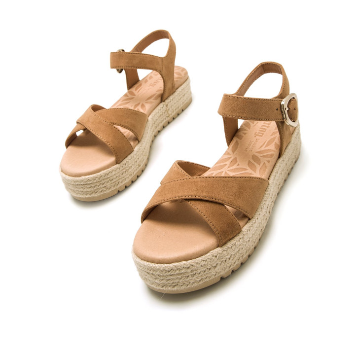 SANDALIAS DE MUJER MUSTANG AMELIE MARRON 53358 60279 - Querol online