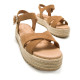 SANDALIAS DE MUJER MUSTANG AMELIE MARRON 53358 60279 - Querol online