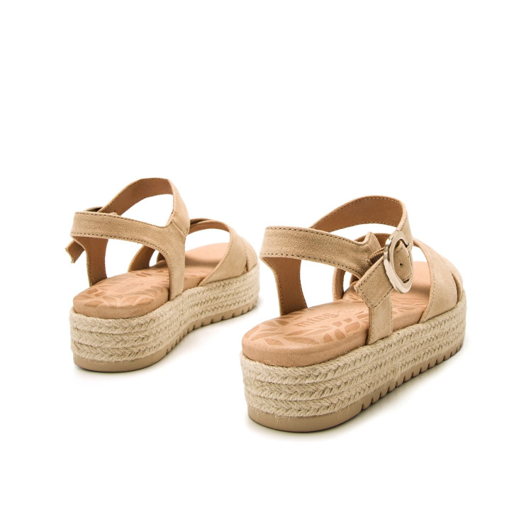 SANDALIAS DE MUJER MUSTANG AMELIE BEIGE 53358 60277 - Querol online