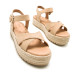 SANDALIAS DE MUJER MUSTANG AMELIE BEIGE 53358 60277 - Querol online