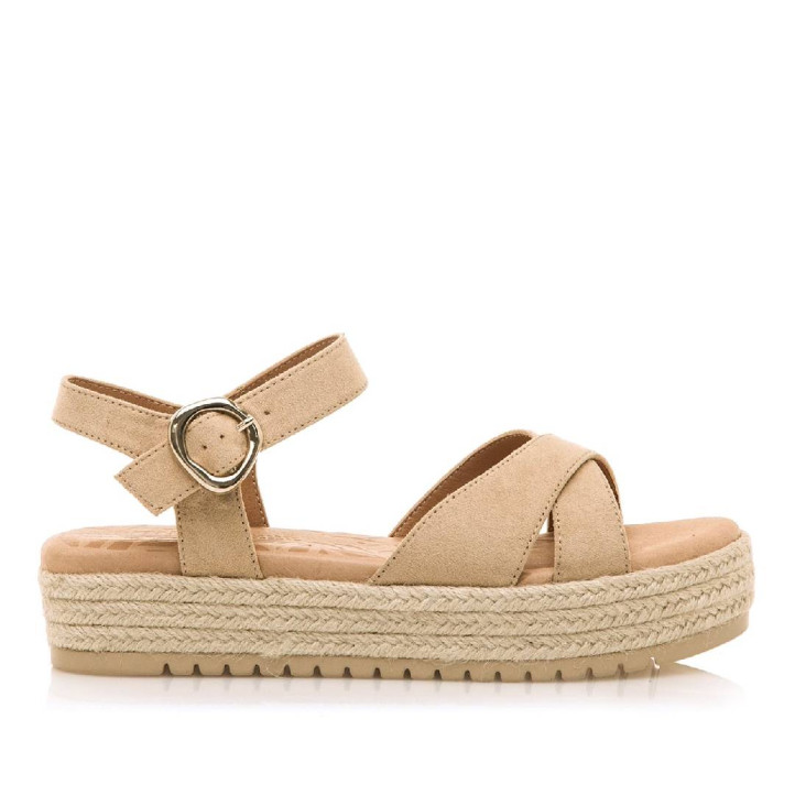 SANDALIAS DE MUJER MUSTANG AMELIE BEIGE 53358 60277 - Querol online