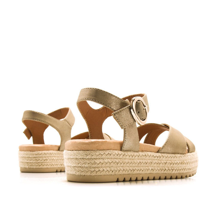 SANDALIAS DE MUJER MUSTANG AMELIE ORO 53358 60275 - Querol online