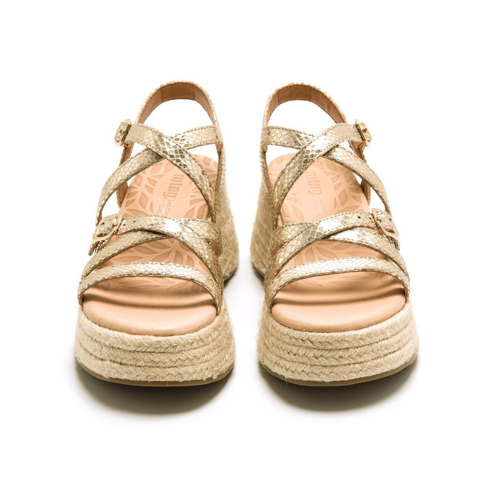 SANDALIAS DE MUJER MUSTANG GIORGIA ORO 59897 60378 - Querol online