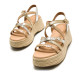 SANDALIAS DE MUJER MUSTANG GIORGIA ORO 59897 60379 - Querol online