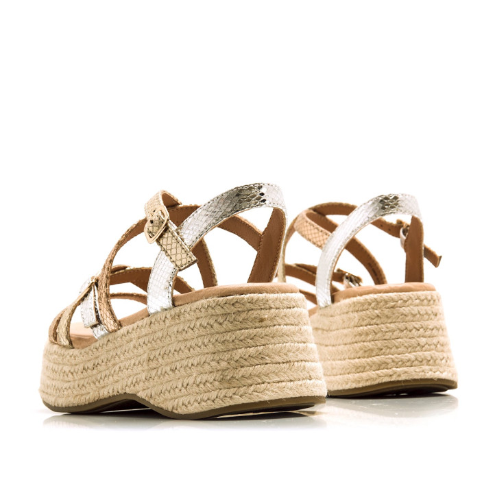 SANDALIAS DE MUJER MUSTANG GIORGIA ORO 59897 60379 - Querol online