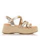 SANDALIAS DE MUJER MUSTANG GIORGIA ORO 59897 60379 - Querol online