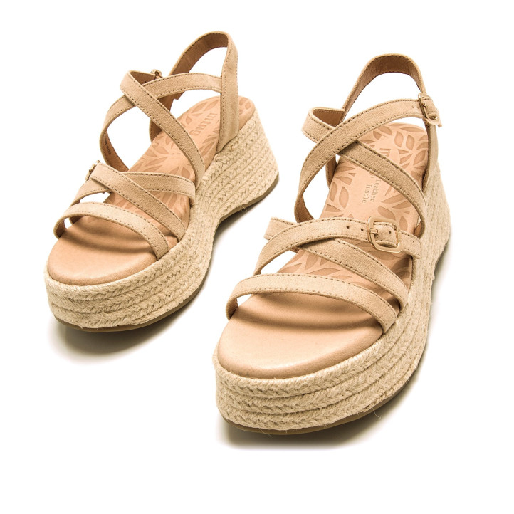 SANDALIAS DE MUJER MUSTANG GIORGIA BEIGE 59897 60375 - Querol online