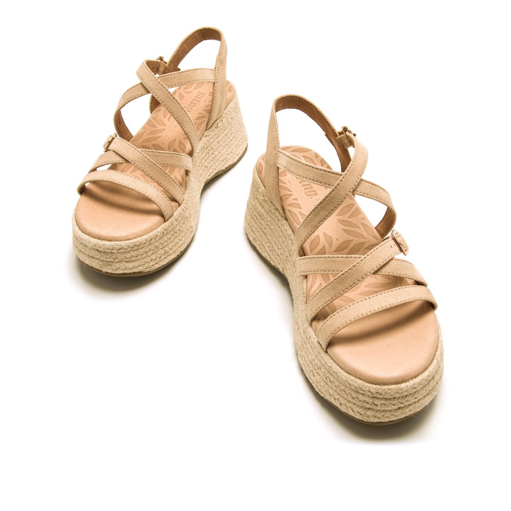 SANDALIAS DE MUJER MUSTANG GIORGIA BEIGE 59897 60375 - Querol online