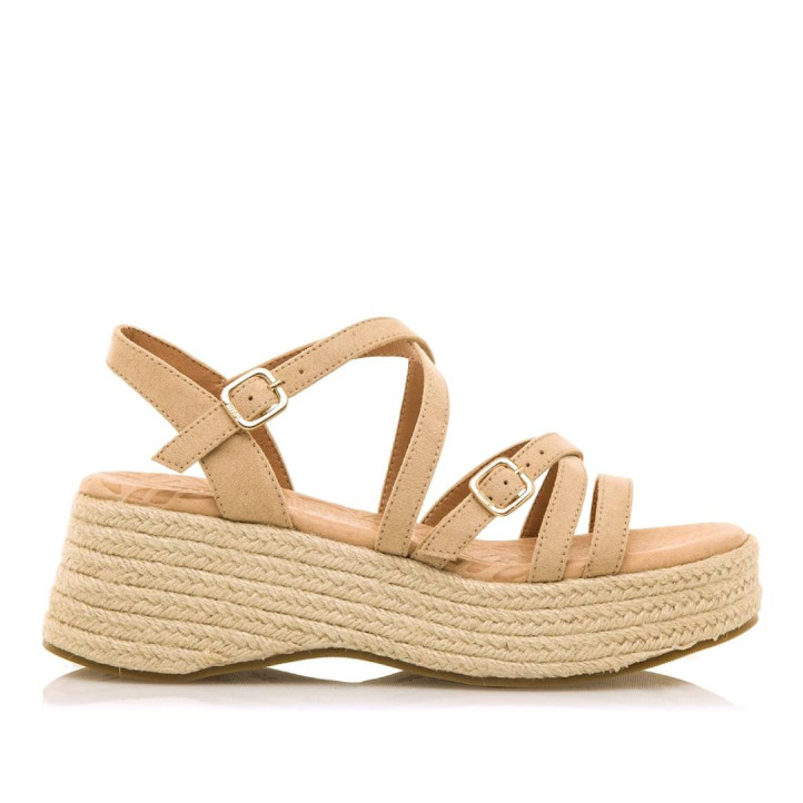 SANDALIAS DE MUJER MUSTANG GIORGIA BEIGE 59897 60375 - Querol online