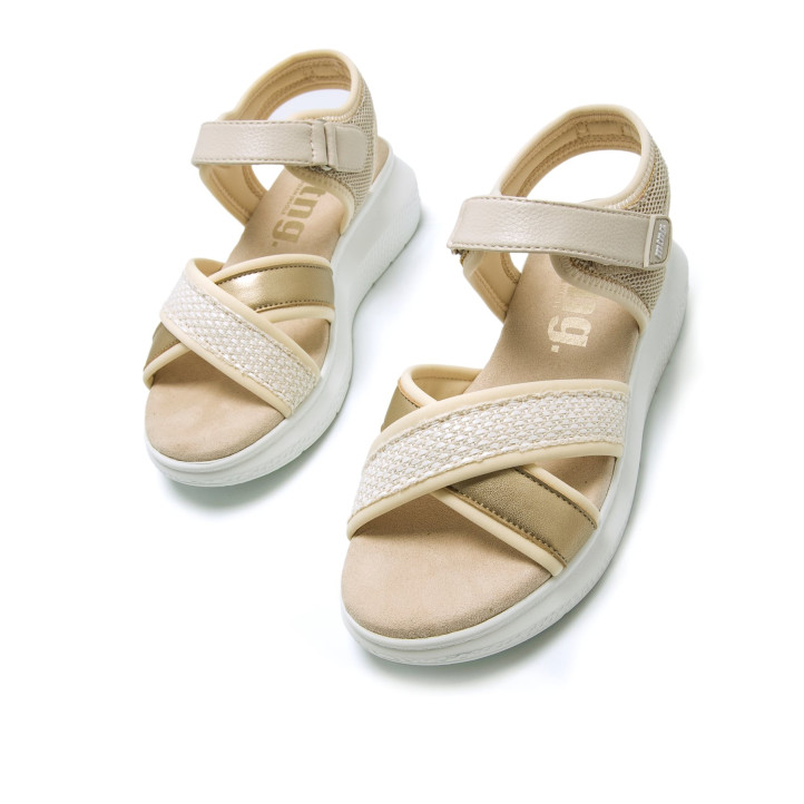 SANDALIAS DE MUJER MUSTANG COTTON BLANCO 60450 60403 - Querol online