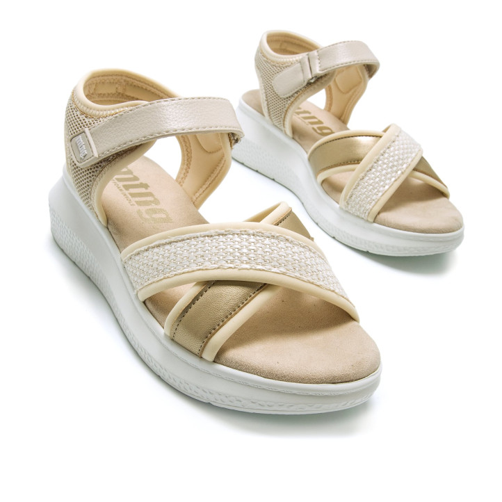 SANDALIAS DE MUJER MUSTANG COTTON BLANCO 60450 60403 - Querol online