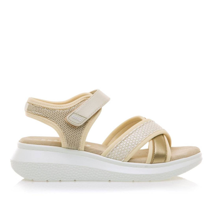 SANDALIAS DE MUJER MUSTANG COTTON BLANCO 60450 60403 - Querol online