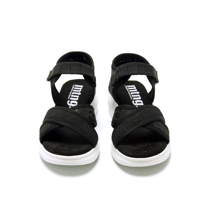 SANDALIAS DE MUJER MUSTANG COTTON NEGRO 60450 60405 - Querol online