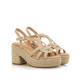 SANDALIAS DE MUJER MUSTANG COURTNEY BEIGE 59886 60369 - Querol online