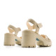 SANDALIAS DE MUJER MUSTANG SABA BEIGE 59858 60370 - Querol online