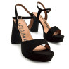 SANDALIAS DE MUJER MARIAMARE ROSETA NEGRO 68529 60464