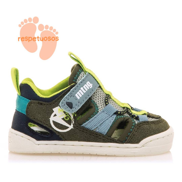 SANDALIAS DE NIñO MTNG KIDS FREE BABY VERDE 48908 60175 - Querol online