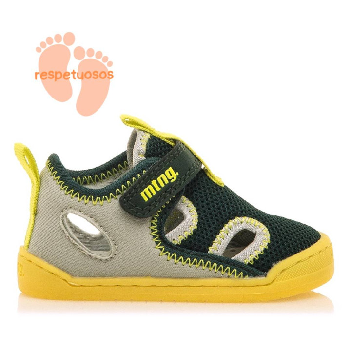 SANDALIAS DE NIñO MTNG KIDS FREE BABY VERDE 49058 60202 - Querol online