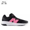Sabatilles esport New Balance 578 black amb rose per a nena