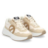 Zapatillas urban No Name carter jogger w beige/off white para mujer