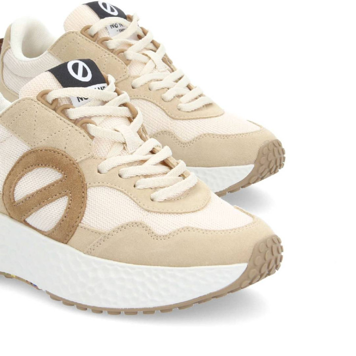 Zapatillas urban No Name carter jogger w beige/off white para mujer - Querol online