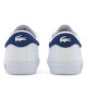 Zapatillas deportivas Lacoste powercourt 125 blancas con detalles azules - Querol online