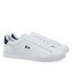 Sabatilles esportives Lacoste carnaby set 224 blanques amb detalls blaus - Querol online