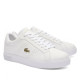 Zapatillas urban Lacoste powercourt 2.0 blancas con logo dorado - Querol online