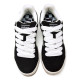 Zapatillas urban Mustang college negras con franja blanca - Querol online