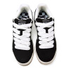 Zapatillas urban Mustang college negras con franja blanca