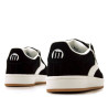 Zapatillas urban Mustang college negras con franja blanca