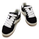 Zapatillas urban Mustang college negras con franja blanca - Querol online