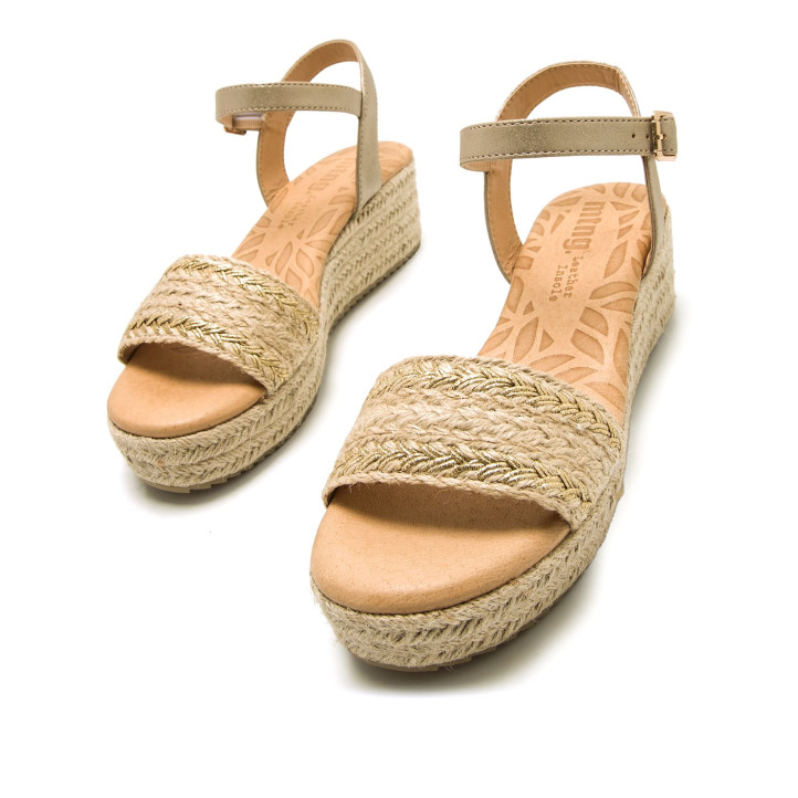 SANDALIAS DE MUJER MUSTANG LITA ORO 59906 60383 - Querol online