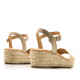 SANDALIAS DE MUJER MUSTANG LITA ORO 59906 60383 - Querol online