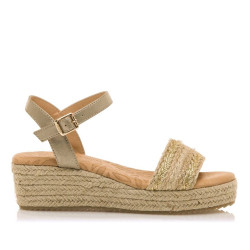 SANDALIAS DE MUJER MUSTANG LITA ORO 59906 60383 - Querol online