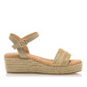 SANDALIAS DE MUJER MUSTANG LITA ORO 59906 60383