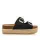 SANDALIAS DE MUJER MUSTANG PERLA NEGRO 53043 60260 - Querol online