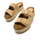 SANDALIAS DE MUJER MUSTANG PERLA BEIGE 53043 60262 - Querol online