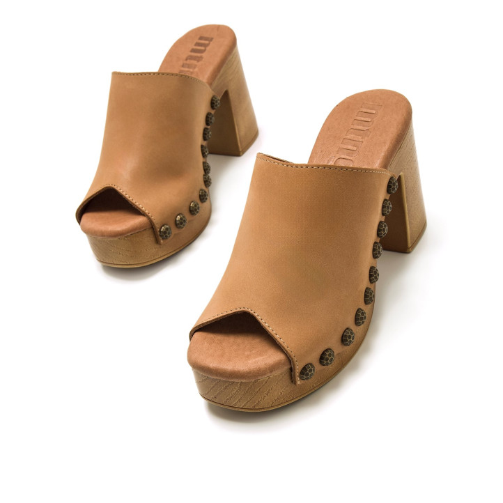 SANDALIAS DE MUJER MUSTANG COYOTE MARRON 53672 60310 - Querol online