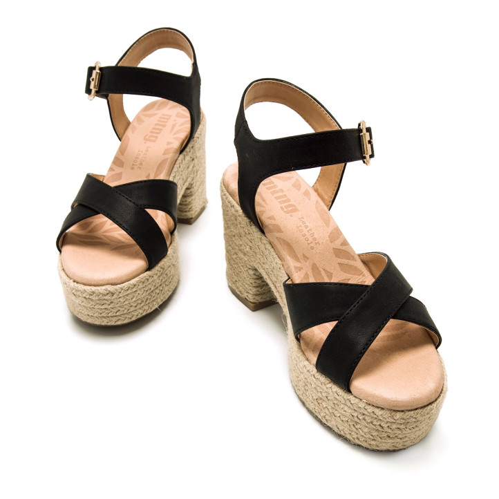 SANDALIAS DE MUJER MUSTANG COURTNEY NEGRO 59882 60365 - Querol online