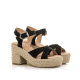 SANDALIAS DE MUJER MUSTANG COURTNEY NEGRO 59882 60365 - Querol online