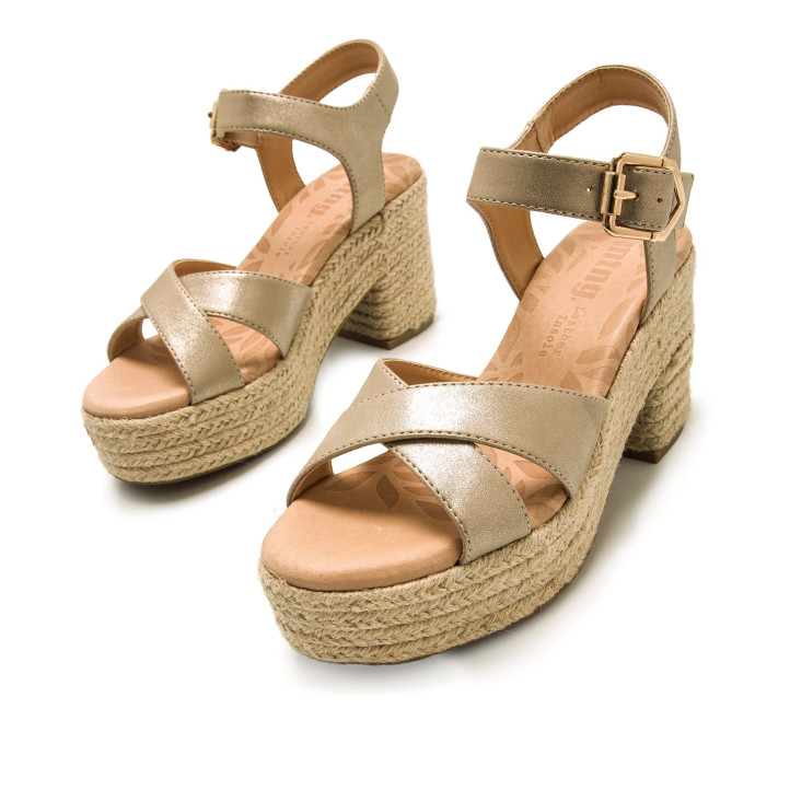 SANDALIAS DE MUJER MUSTANG COURTNEY ORO 59882 60364 - Querol online