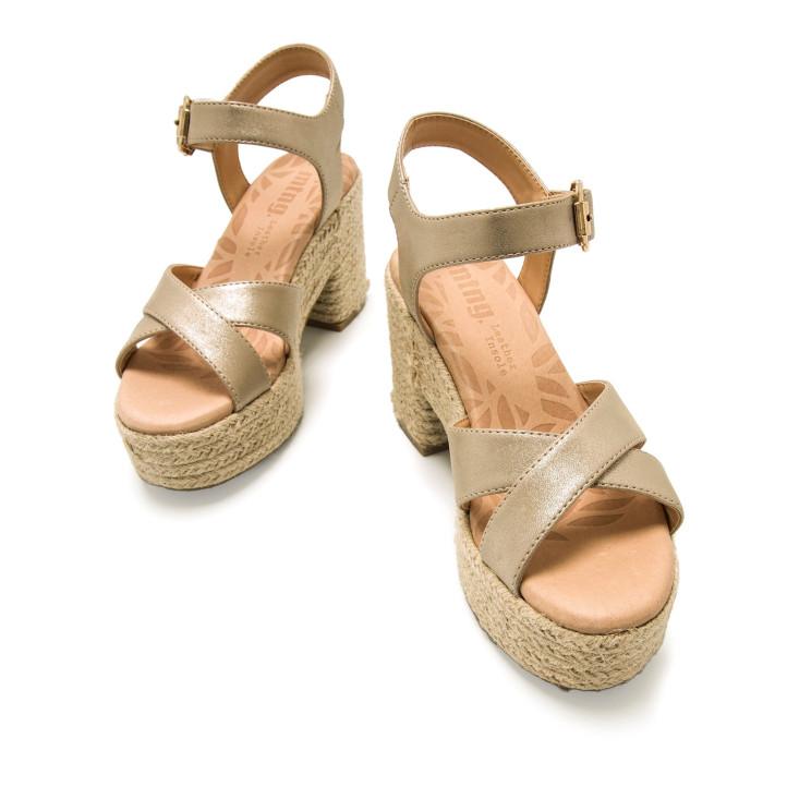 SANDALIAS DE MUJER MUSTANG COURTNEY ORO 59882 60364 - Querol online